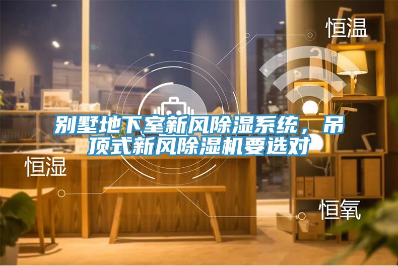 別墅地下室新風除濕系統，吊頂式新風除濕機要選對