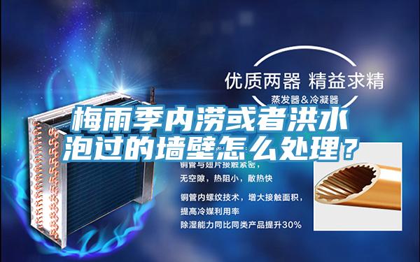 梅雨季內澇或者洪水泡過的墻壁怎么處理？