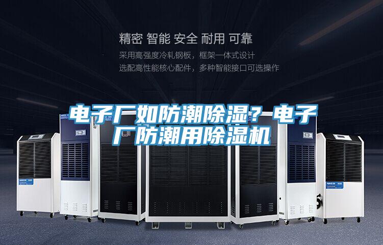 電子廠如防潮除濕？電子廠防潮用除濕機