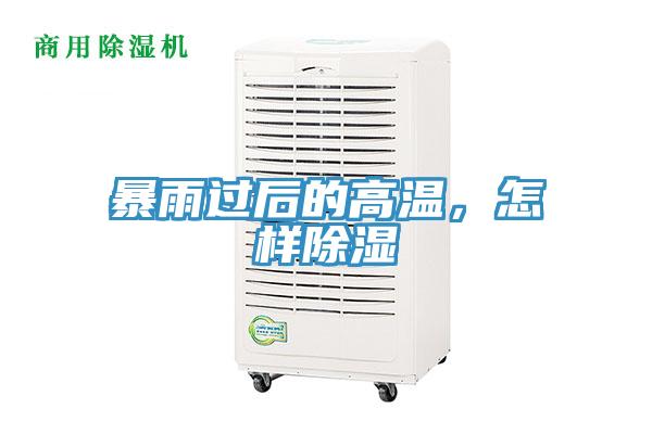 暴雨過后的高溫，怎樣除濕
