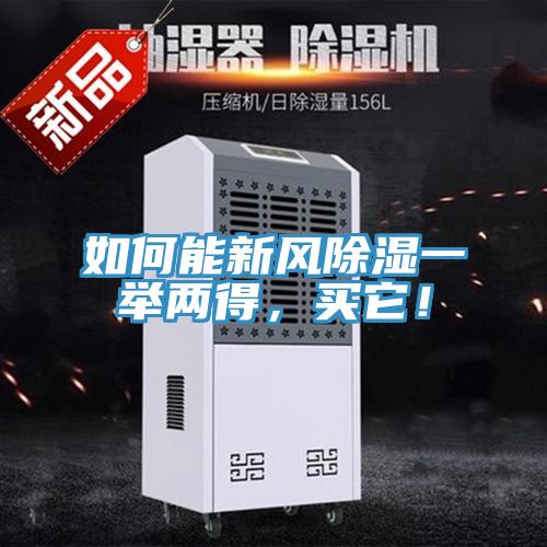 如何能新風除濕一舉兩得,買它!