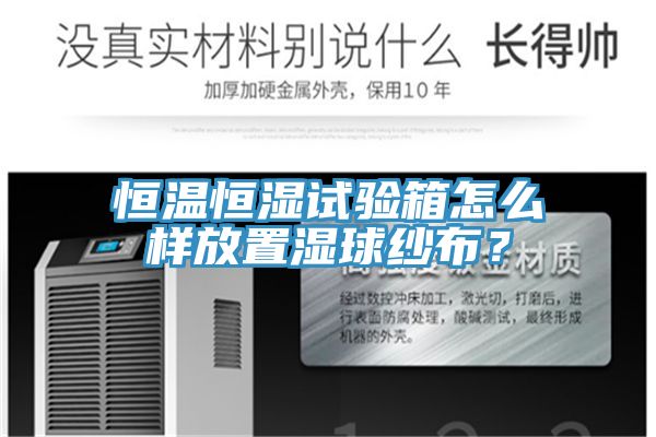 恒溫恒濕試驗箱怎么樣放置濕球紗布？