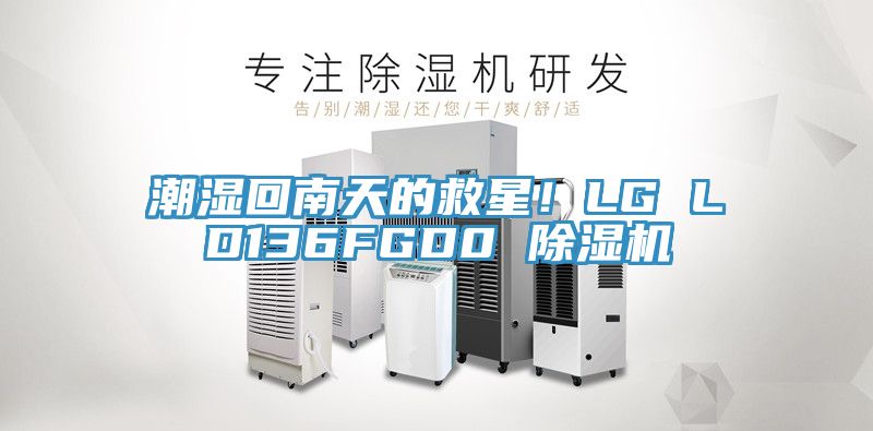 潮濕回南天的救星！LG LD136FGD0 除濕機
