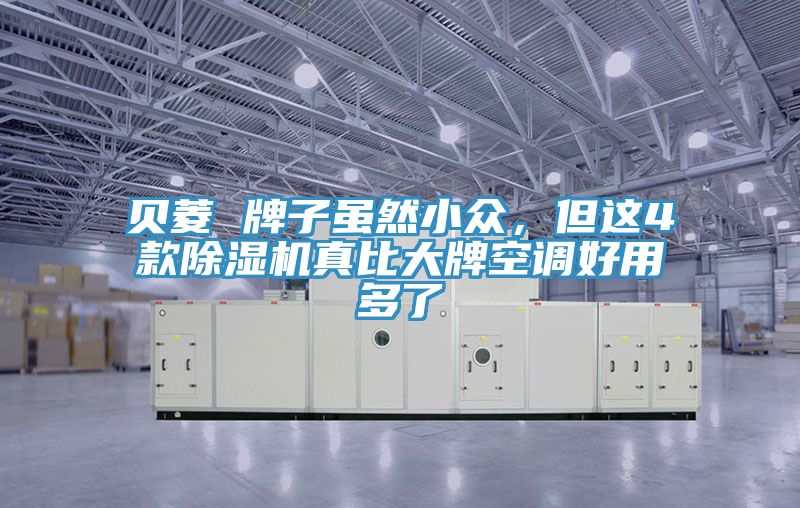 貝菱 牌子雖然小眾，但這4款除濕機真比大牌空調好用多了