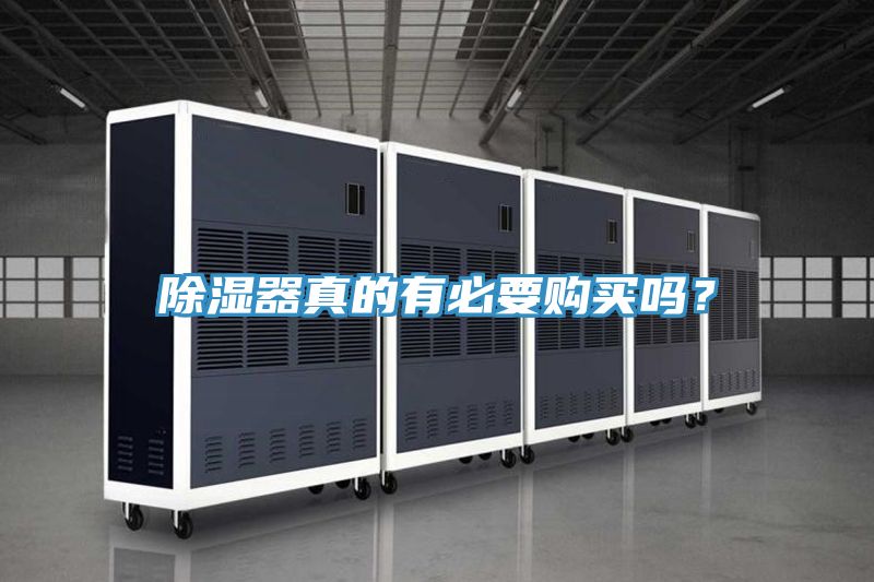 除濕器真的有必要購買嗎？