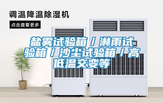 鹽霧試驗(yàn)箱/淋雨試驗(yàn)箱/沙塵試驗(yàn)箱/高低溫交變等